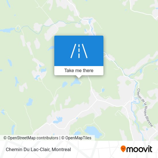 Chemin Du Lac-Clair map
