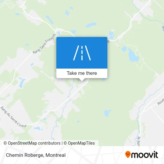 Chemin Roberge map