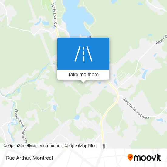 Rue Arthur map
