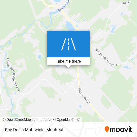 Rue De La Matawinie map