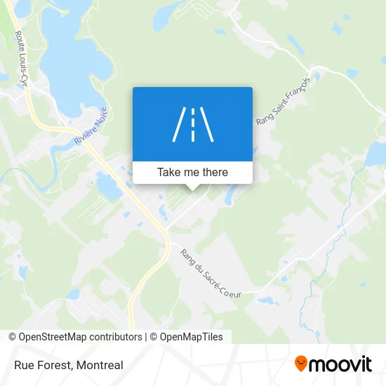Rue Forest map