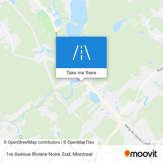 1re Avenue Rivière-Noire Sud map