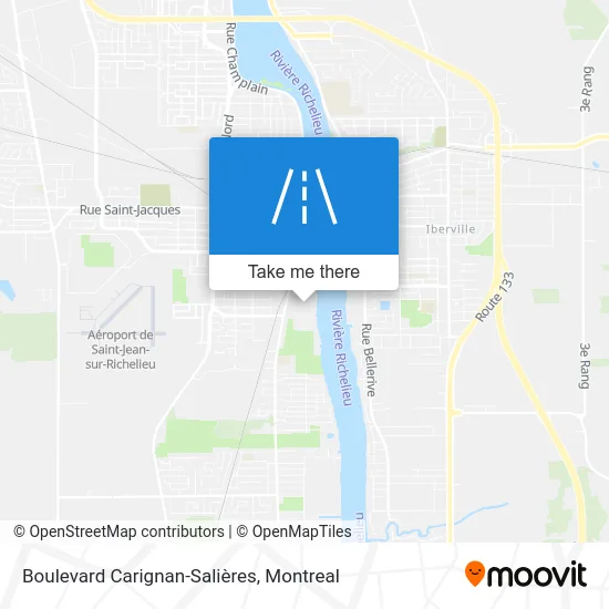 Boulevard Carignan-Salières map