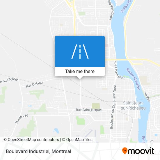 Boulevard Industriel map