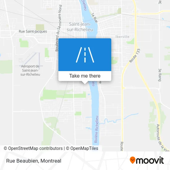 Rue Beaubien map