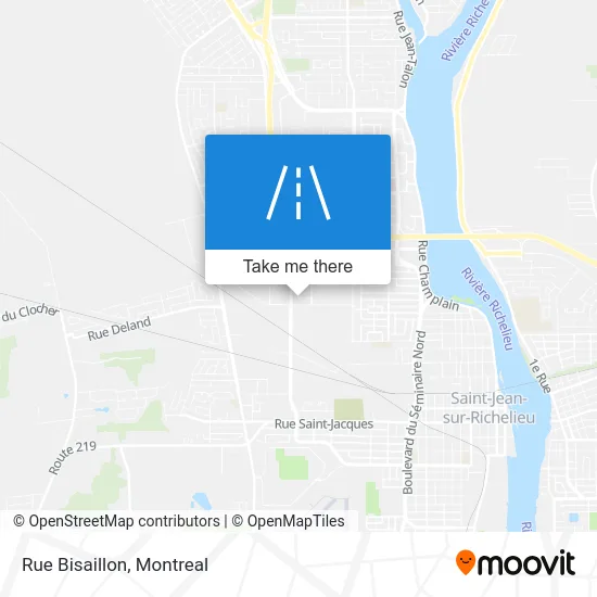Rue Bisaillon map