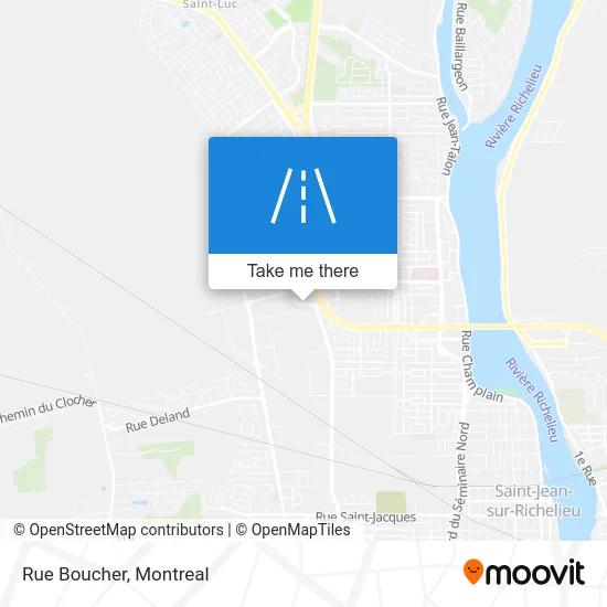 Rue Boucher map