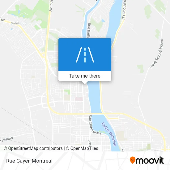 Rue Cayer map