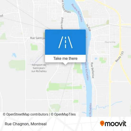 Rue Chagnon map