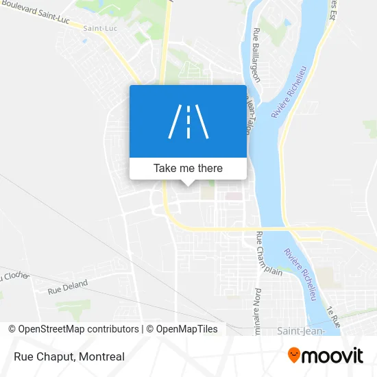 Rue Chaput map
