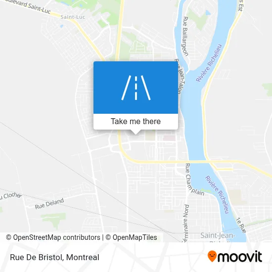 Rue De Bristol map