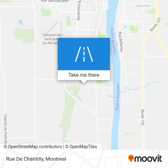 Rue De Chantilly map