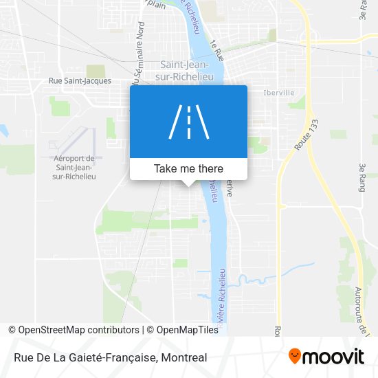 Rue De La Gaieté-Française map