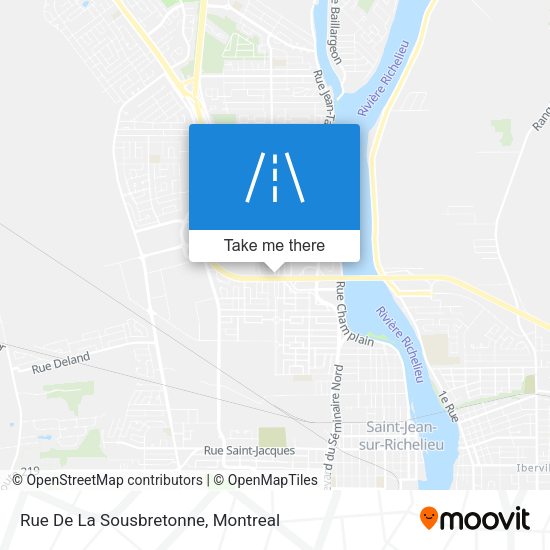 Rue De La Sousbretonne map