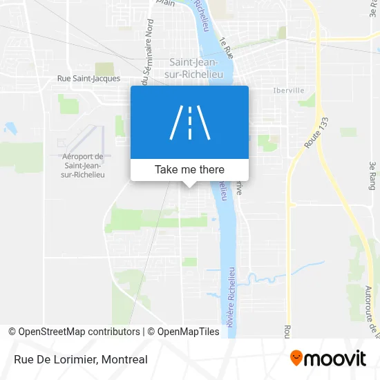 Rue De Lorimier map