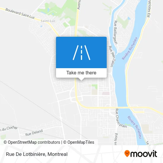 Rue De Lotbinière map
