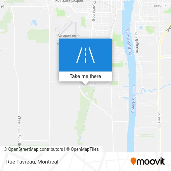 Rue Favreau map
