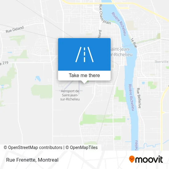 Rue Frenette map