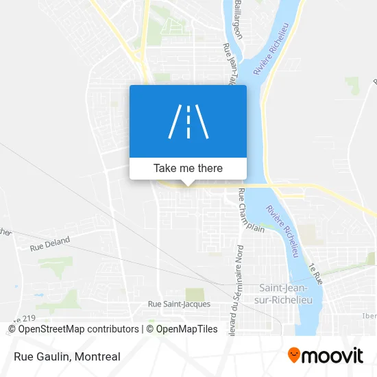 Rue Gaulin map