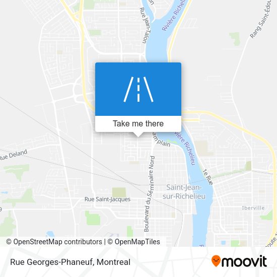Rue Georges-Phaneuf map