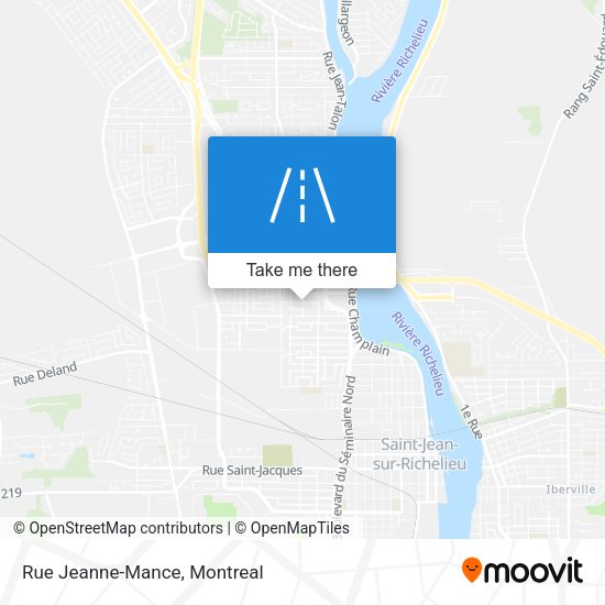 Rue Jeanne-Mance map