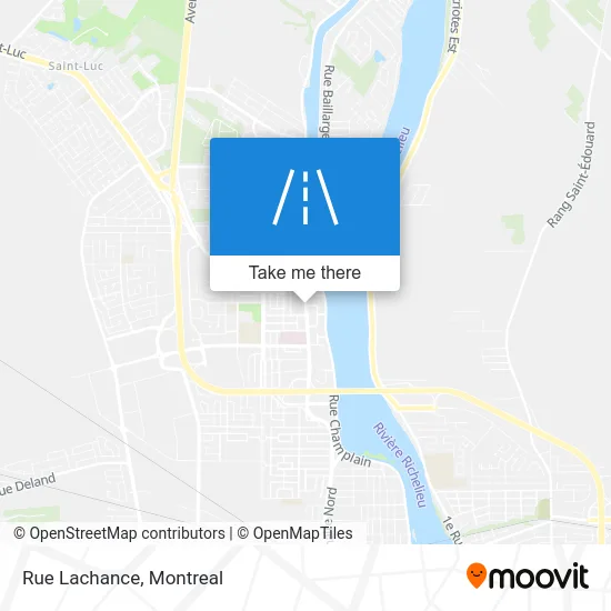 Rue Lachance map