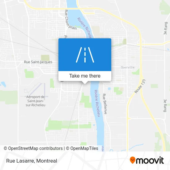 Rue Lasarre map