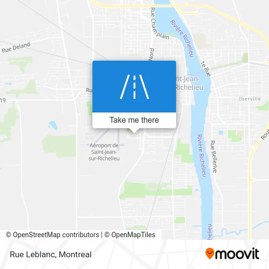 Rue Leblanc map