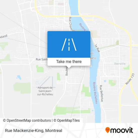 Rue Mackenzie-King map