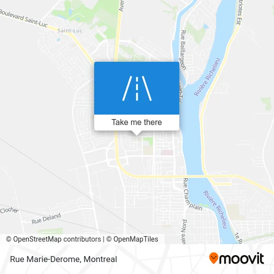 Rue Marie-Derome map