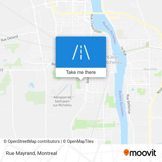 Rue Mayrand map