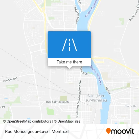 Rue Monseigneur-Laval map