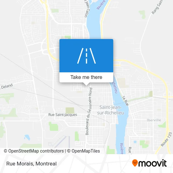 Rue Morais map
