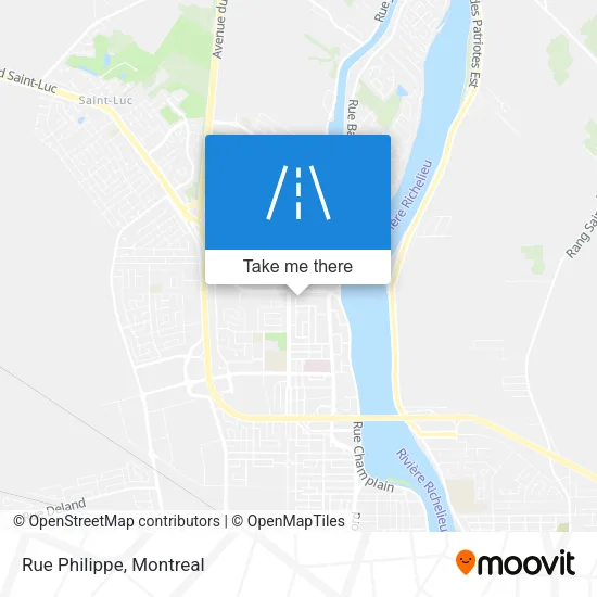 Rue Philippe map