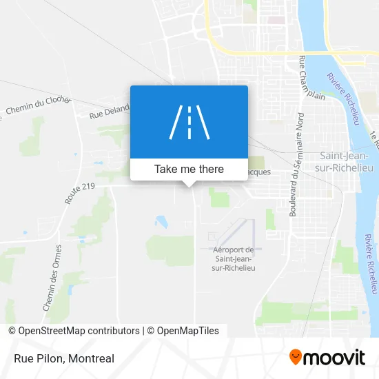 Rue Pilon map