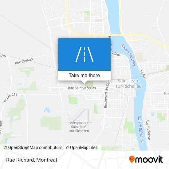 Rue Richard map