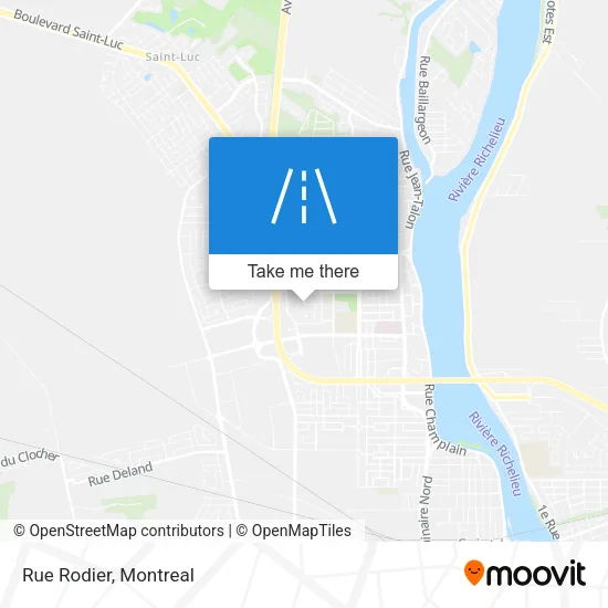 Rue Rodier map