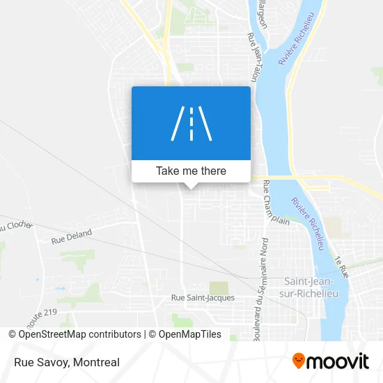 Rue Savoy map