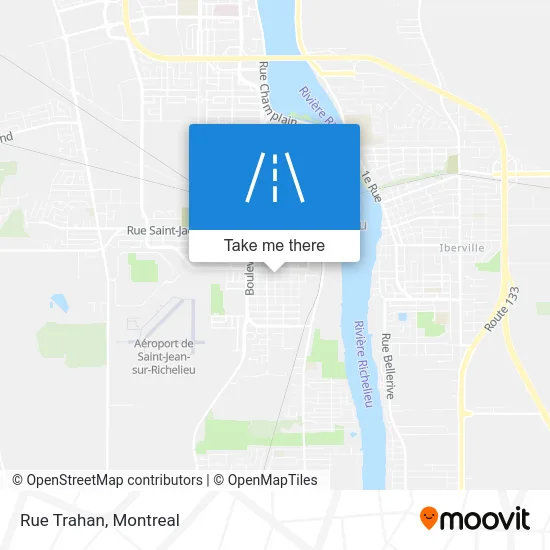 Rue Trahan map