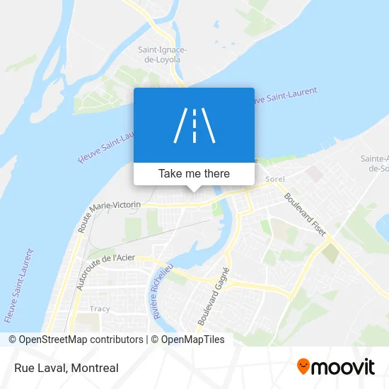 Rue Laval map