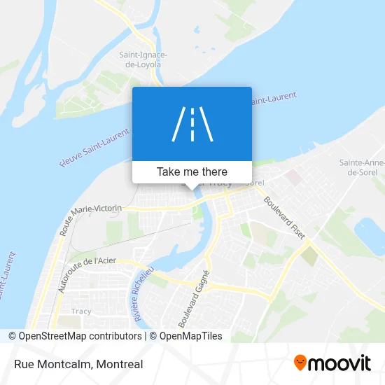 Rue Montcalm map