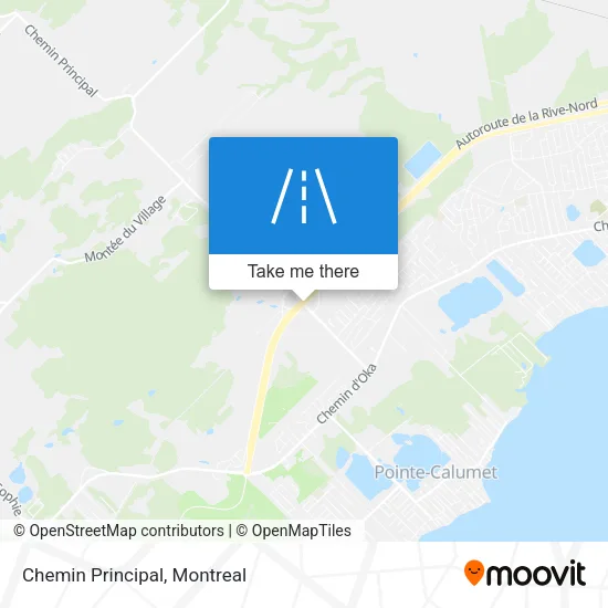 Chemin Principal map