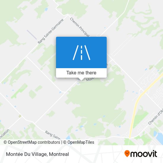 Montée Du Village map