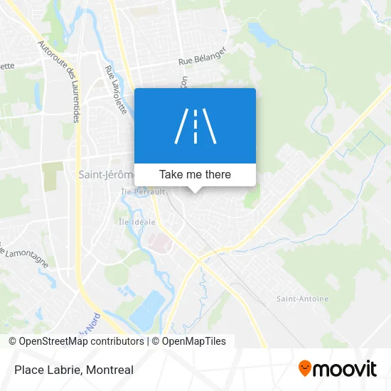 Place Labrie map