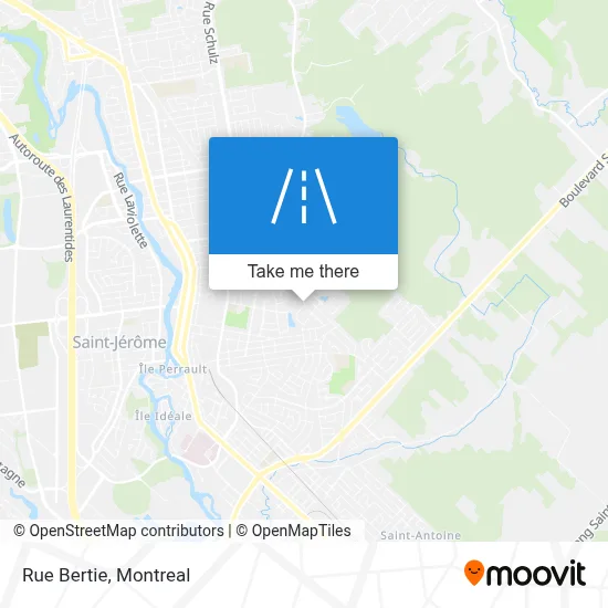 Rue Bertie map