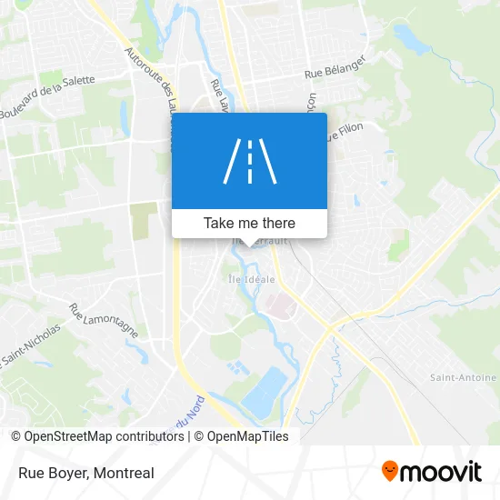 Rue Boyer map