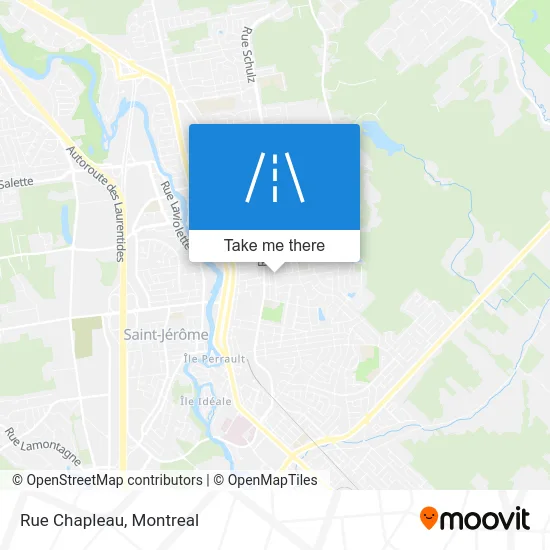 Rue Chapleau map