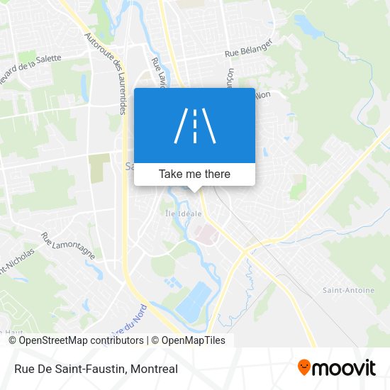 Rue De Saint-Faustin map