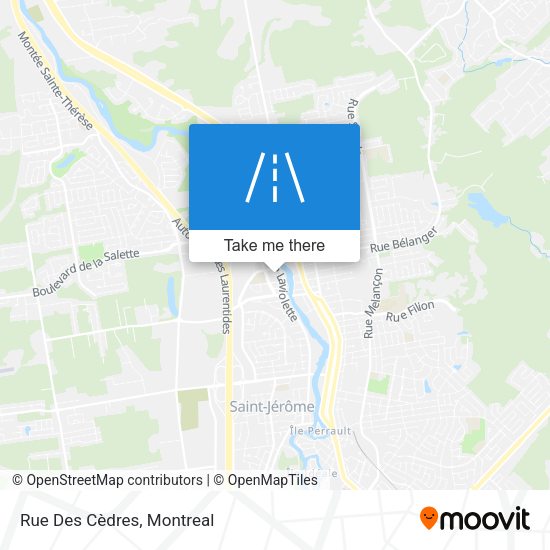 Rue Des Cèdres map