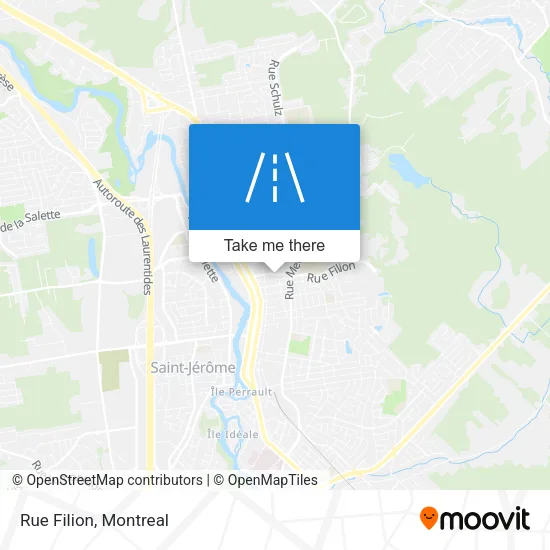 Rue Filion map